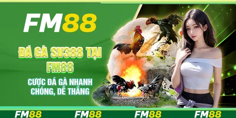 Đá gà sv388 tại FM88 - Cược đá gà nhanh chóng, dễ thắng