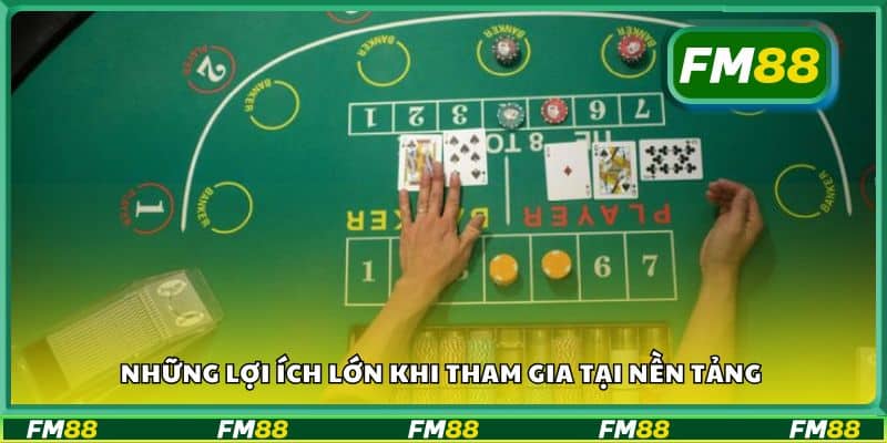 Những lợi ích lớn khi tham gia tại nền tảng