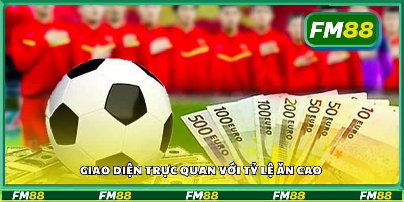 Giao diện trực quan với tỷ lệ ăn cao