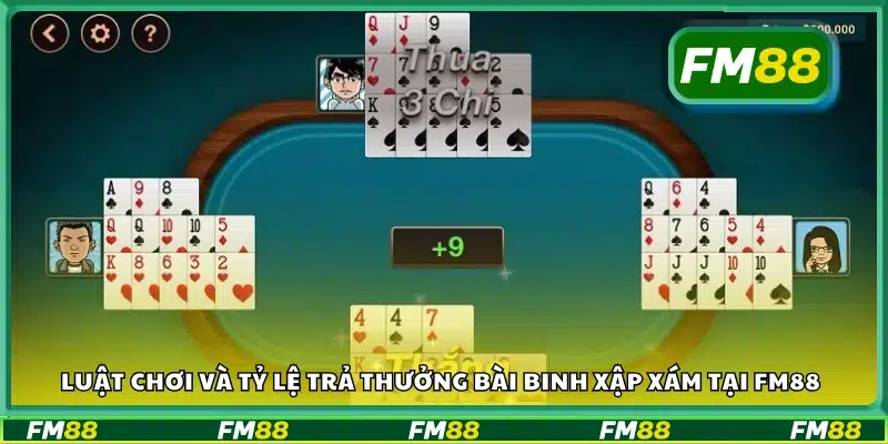 Hướng dẫn luật chơi và mức thưởng của binh xập xám FM88