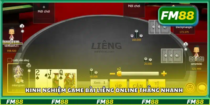 Bí kíp chơi game bài liêng online thắng nhanh