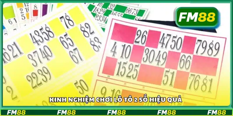 Chia sẻ kinh nghiệm chơi lô tô 2 số hiệu quả
