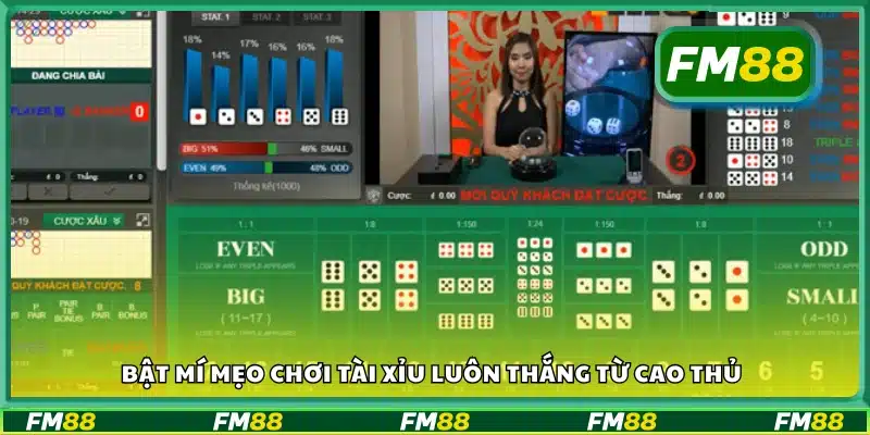 Mẹo chơi Tài Xỉu luôn thắng từ người chơi lão luyện 