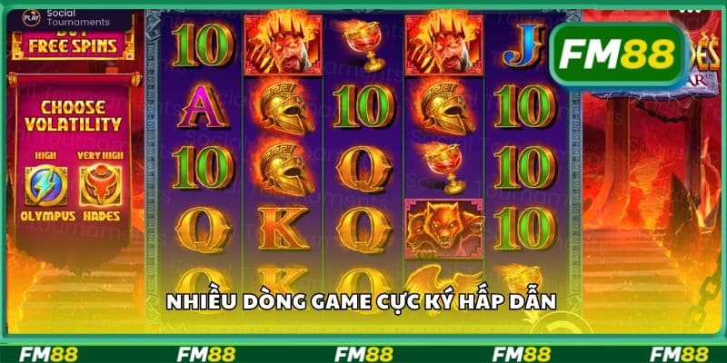 Nhiều dòng game cực ký hấp dẫn