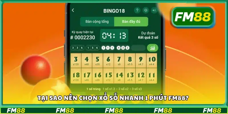 Lý do nên chọn xổ số nhanh 1 phút FM 88